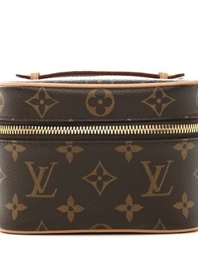 Louis Vuitton Beige/Tan Leather Interior Tag Handbag